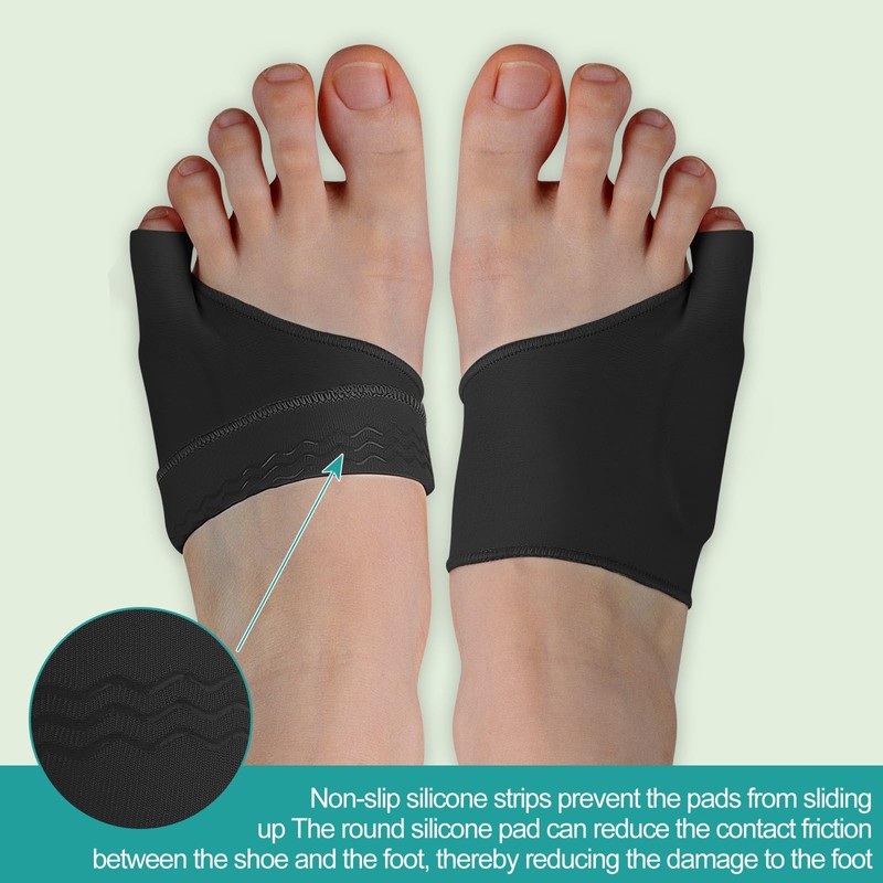 WooTshu Tailor Bunion Corrector Pads for Pinky Toe Relief, Relieve