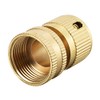 sourcing map 3/4" G Female Brass Quick Connectors Adapters Garden