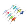 10Pcs Artificial Crankbait 3D Fishing Bait Fishing Accesories for Bass