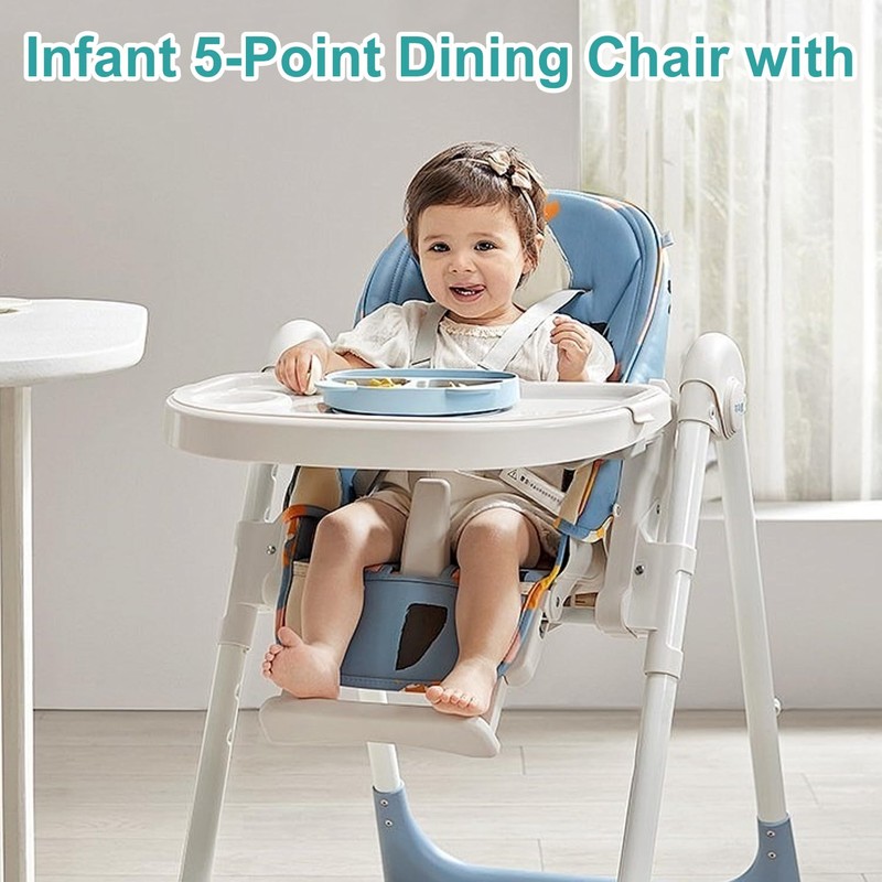 Universal High Chair Straps - Adjustable 5 Point Baby Harness