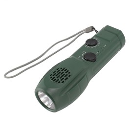 Hand Crank Emergency Radio Multifunctional AM FM Band Portable Emergency Radio with Flashlight for Emergency Outdoor Activity