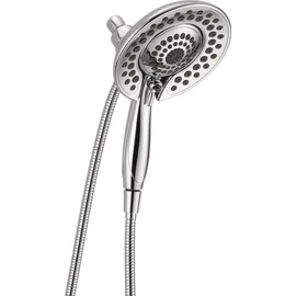 Delta Faucet 5-Spray Touch-Clean In2ition 2-in-1 Dual Hand Held Shower Head with Hose, Chrome 58569-PK