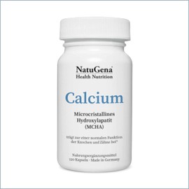 NautGena Calcium MCHA, Microcristallines Hydroxyapatite, Strengthens Bones, Nails and Teeth, 120 Capsules
