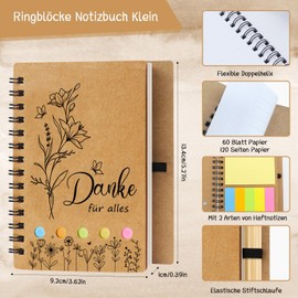 Epaing Leaving Gift Educator, Small Notebook with Pen and Keyring, Thank You Gifts Small for Best Teacher Primary School Colleague Teacher Teacher Colleague