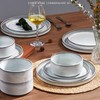 Ceramic Dinnerware Sets for 6, Onader Stoneware Plates and Bowls