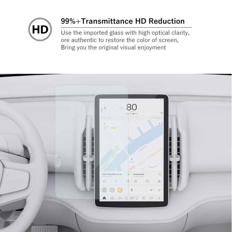 MBSIX Screen Protector Compatible with Volvo EX30 12.3 Inch Touchscreen,HD
