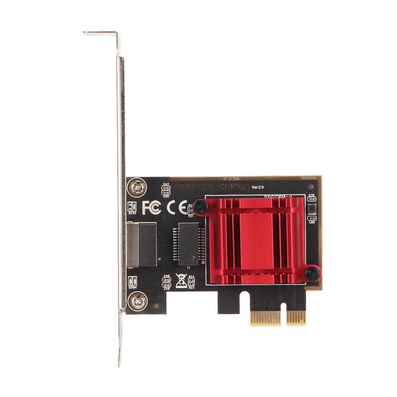 2.5G PCIe Network Adapter 10 100 1000 2500Mbps RJ45 Port