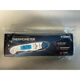 KIZEN Waterproof Food Thermometer BLACK NEW