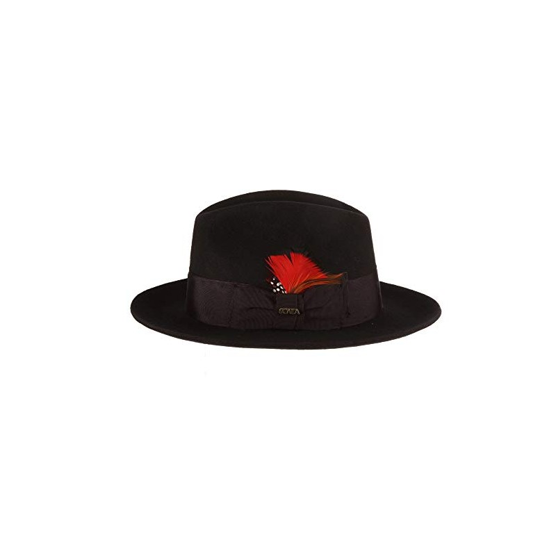 Scala Mens Felt Fedora Hat
