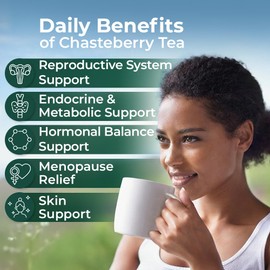 4 oz. Chaste Tree Berry Сhasteberry Tea Chaste Tree Berry Tea Herb (Vitex Agnus-Castus) - 113g Herbal Vitex Sauzgatillo