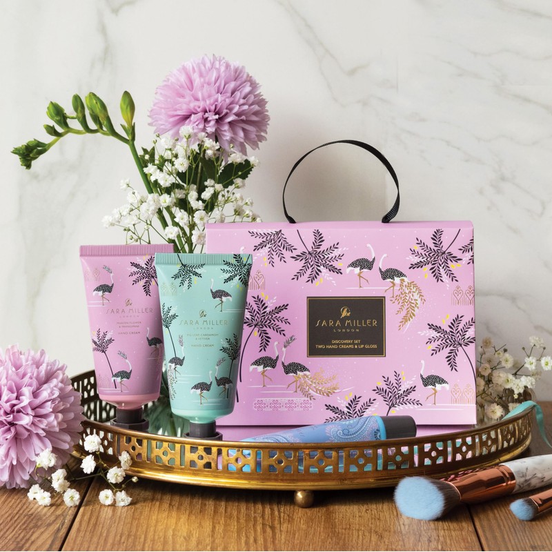 Sara Miller Savannah | Handbag Discovery Set With Hand Cream