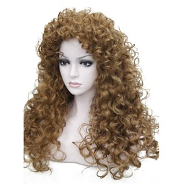 Aimole Synthetic Heat Resistant Hair Long Curly Wigs Cosplay Women Wig(27-Strawberry Blonde)