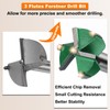 sourcing map 2pcs Forstner Drill Bits 1-1/4" (32mm) Carbide Upgraded