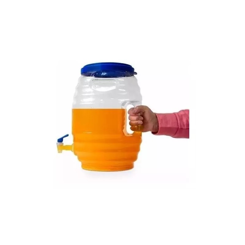 Vitrolero Cocina Despachador Agua 11 Litros Plástico Con Llave Y