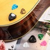 Frienda 6 Pieces Guitar Pick Holder Stick-on Pick Holder Black