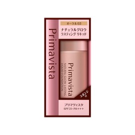 Primavista OC3 Natural Glow Lasting Liquid Foundation, Ochre 03, 1.0 fl oz (30 ml) (x 1)