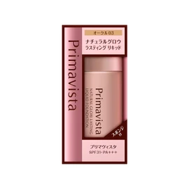 Primavista OC3 Natural Glow Lasting Liquid Foundation, Ochre 03, 1.0 fl oz (30 ml) (x 1)
