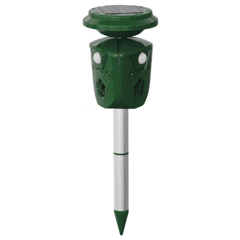 360° Solar Power and USB Charging Waterproof Dog Repellent Ultrasonic