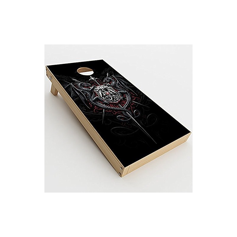 Skin Decals Vinyl Wrap for Cornhole Game Board Bag Toss