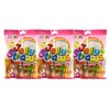 Funny Hippo Jelly Straws, Assorted Natural Fruit Flavors 12 Pieces