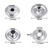 1000 Pieces Stainless Steel Snap Fastener, BetterJonny 15mm Heavy Duty