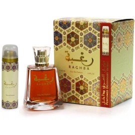 Lattafa RAGHBA By Lattafa Perfumes Unisex EDP Perfume 100 ml/3.4oz with Free Deodorant
