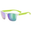 Uvex Unisex Children's Rookie Sunglasses, White-lime mat, Unit size