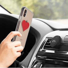 Case-Mate Car CM038954 Car Holder Vent Mount + Stylish Magnetic Plate [Wireless Charging Compatible, Good Design, Easy Installation]
