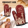 ZHANTUONE Made from Scratch Funny Heat Resistant Oven Mitts 2-Piece