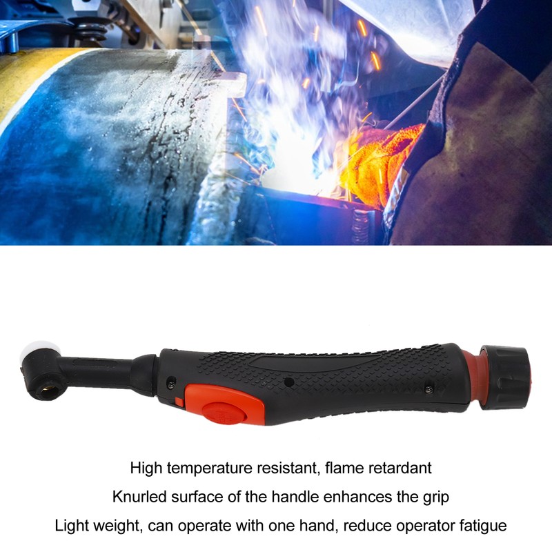 TIG Welding Torch Head Kit 360 Degree Rotatable Air Cooling