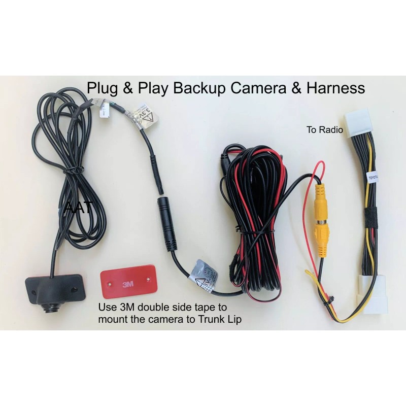 AAT Backup Camera Kit For Toyota Camry, Prius, Rav4, Corolla