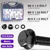 Taiss 400PCS Metric Flange Bolt Assortment kit,M6x1.0 Bolt, M8x1.25 Bolt,