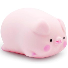 Axolotl Stress Balls for Kids Squishy Fidget Toys Salamander Stress Dough Ball, Stress Relief Party Favors Gifts for Kids (Pig)