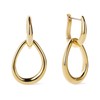 Ana Luisa Gold Drop Earrings - Sage - Hypoallergenic, Water-Resistant, Tarnish-Free - Ana Luisa Jewelry Earrings - 14K Gold Plated Double Hoop Earrings - Women's Jewelry - Stylish Gold Drop Earrings