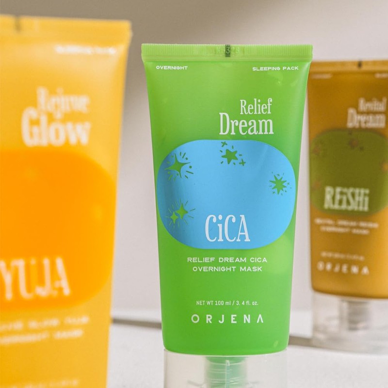 ORJENA Rejuve Glow Yuja Overnight_Mask Sleeping_Pack Basado en fórmula vegana,