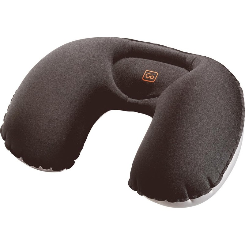 Go Travel Compact Snoozer Inflatable Travel Pillow - Black -