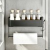 Yomjarl Strong Magnetic Paper Towel Holder for Refrigerator with Shelf,