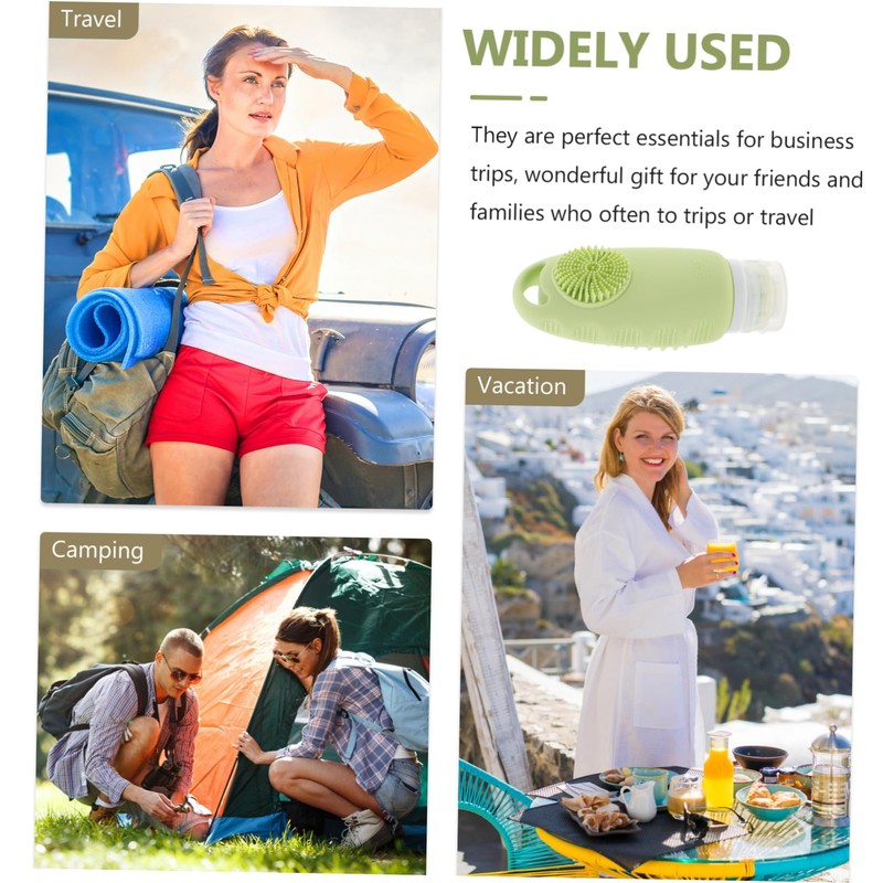 Ipetboom Travel-sized Refillable Squeeze Bottle 90ml Portable Toiletries Bottle for