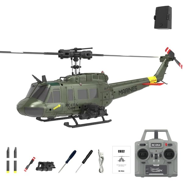 NBJIALIN RC ERA C032 UH-1 Huey Helicopter - Remote Control