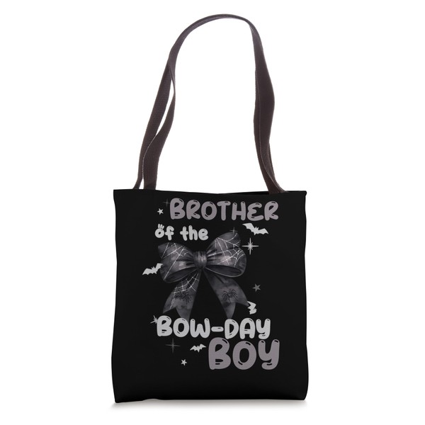 Brother Of The Birthday Boy Spider Web Bow Halloween Group