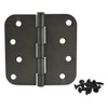 Cosmas Oil Rubbed Bronze Door Hinge 4" Inch x 4"