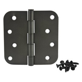 Cosmas Oil Rubbed Bronze Door Hinge 4" Inch x 4" Inch with 5/8" Inch Radius Corners