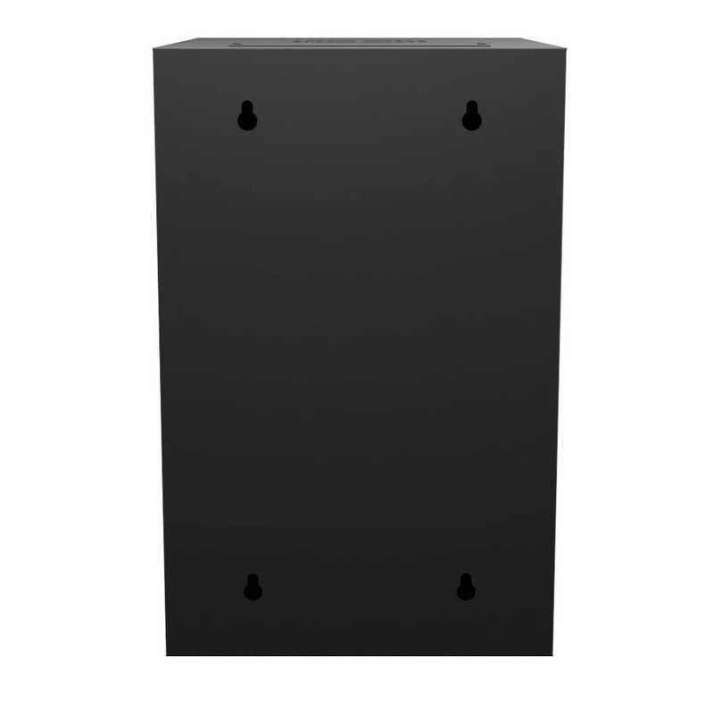 NavePoint 15.75 in Wall Mount Network Cabinet, 9U, Perforated, Black