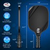 GARYE Pickleball Paddles Set of 4, Carbon Fiber Pickle Ball