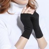 Cashmere Fingerless Gloves, Winter Warm Gloves Black Fingerless Gloves Women