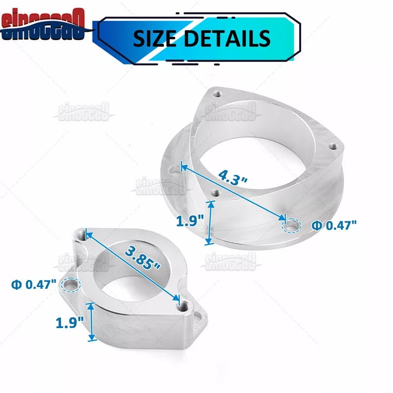 SI Alum 3" Full Lift Kit Spacers for Subaru 2000-2005