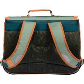 38cm School Bag Set + Matching Rectangle Pencil Case + Wooden Bookmark Cat Blumie, agathe, Casual