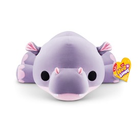 Hug-A-Lumps Hippo Harley by ZURU, Large, 4.4 lbs, Cuddly Squishy Weighted Plush, Sleeping Pillow Plush, Stuffed Animal (Hippo)