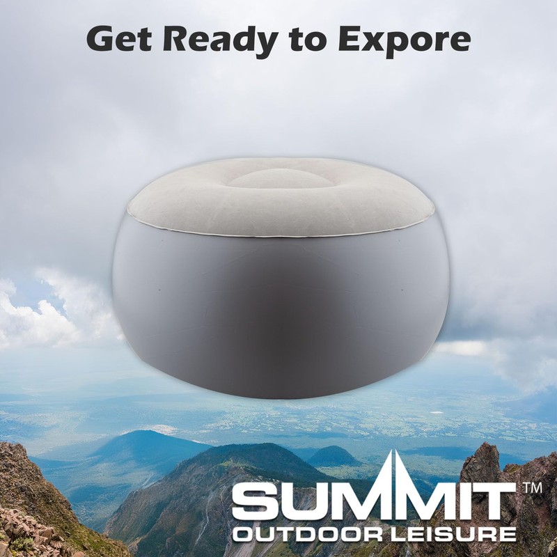 VFM e-Store - Inflatable Foot Stool Easy, Durable, Pack Away,