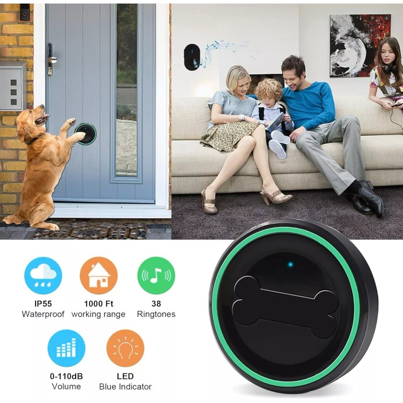 ChunHee Smart wireless Dog Doorbell